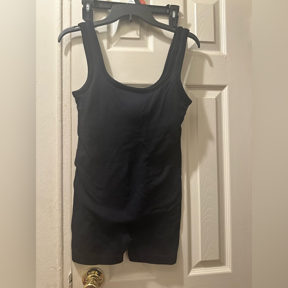 Black Sleeveless Romper